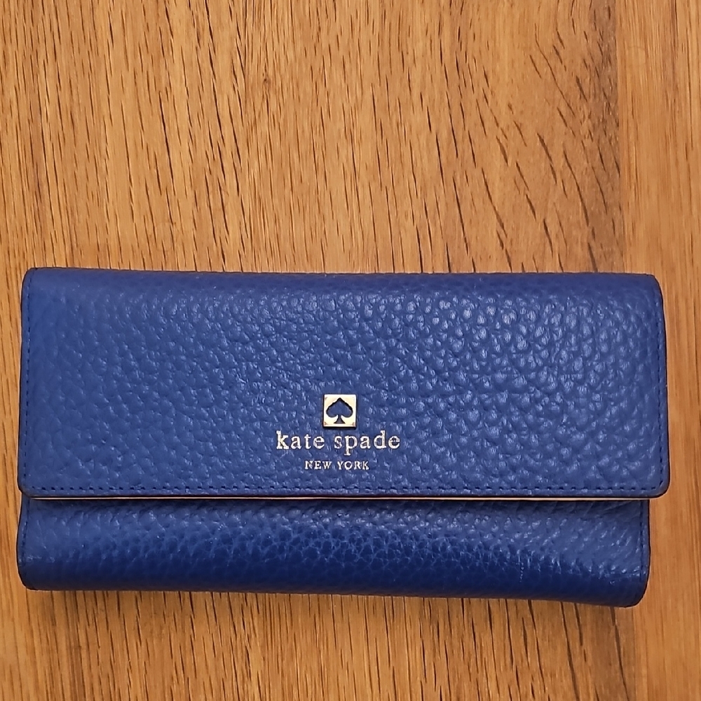 Kate Spade Royal Blue Leather Key Holder